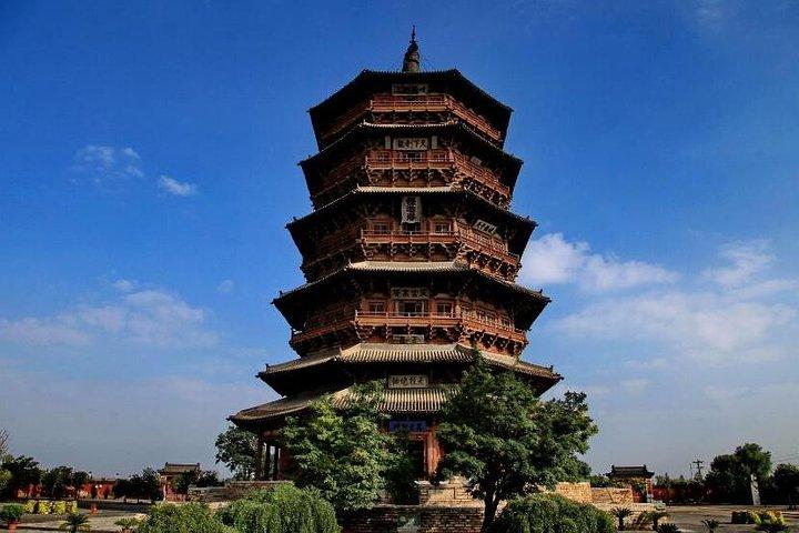 Private Tour of Datong Hanging Monastery and Yingxian Wooden Pagoda