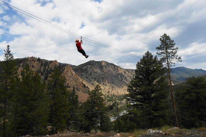 Browns Canyon Half-Day Rafting plus Mountaintop Zipline from Buena Vista