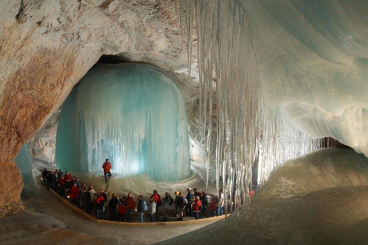 Private Werfen Ice Cave and Golling Waterfall from Salzburg