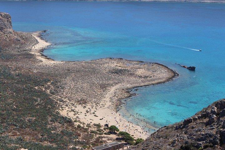 Full-Day Guided Tour to Gramvousa Island with Hotel Pickup