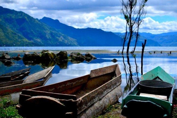 Bicycle Tour Around Lake Atitlan with Weaving Coops and Coffee Plantations