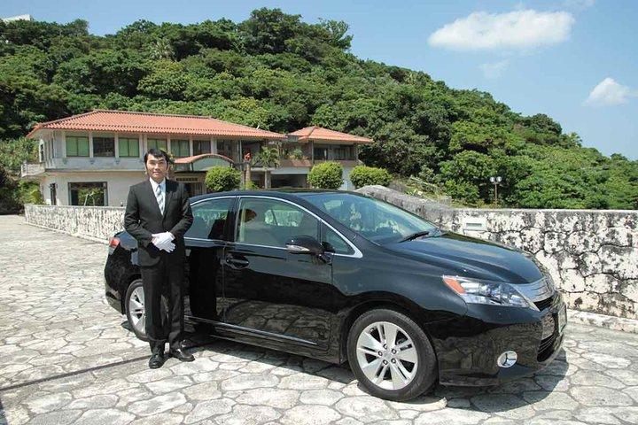 Explore Okinawa with Private Lexus Car Hire with Simple English Driver