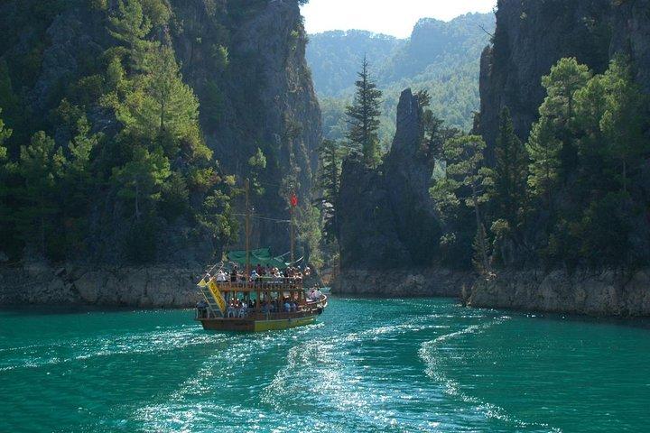 Green Canyon Boat Trip w/Lunch and Drinks from Antalya