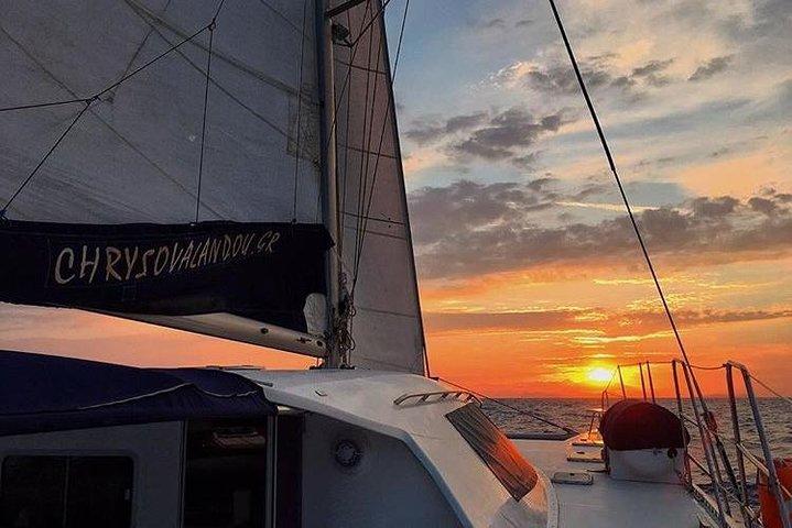 Catamaran Half Day Afternoon Cruise With Sunset: Kleftiko 