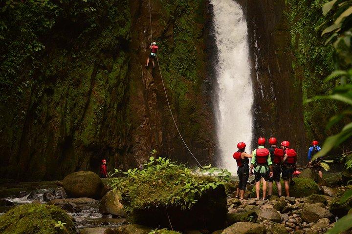 Gravity Falls Waterfall Jumping Canyoning from La Fortuna