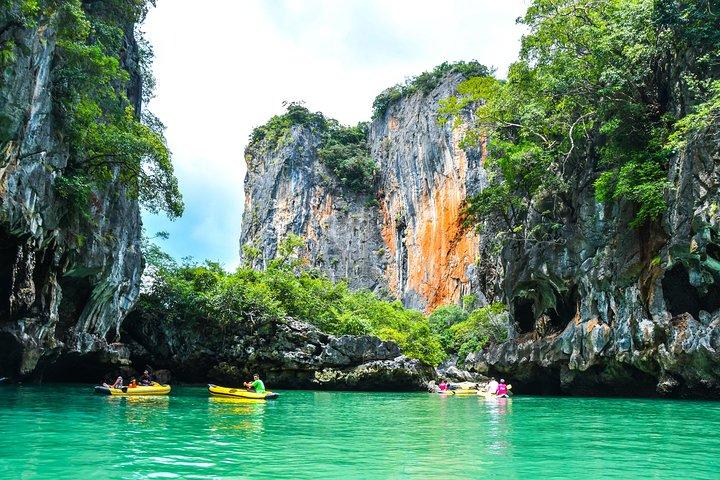 Phang Nga Bay Sea Cave Canoeing & James Bond Island - Big Boat