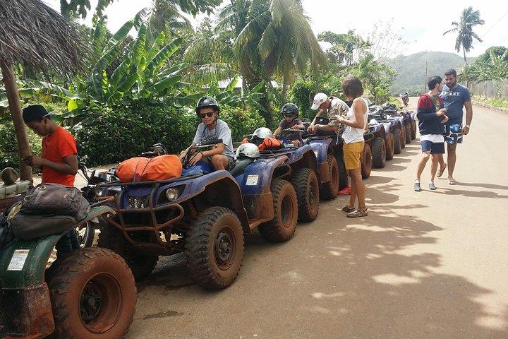 Adventures pure, in ATV come and enjoy with us the beaty of samana Dom Rep