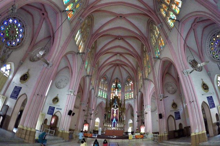 Basilica Of Our Lady Of Lourdes, Poondi From Trichy