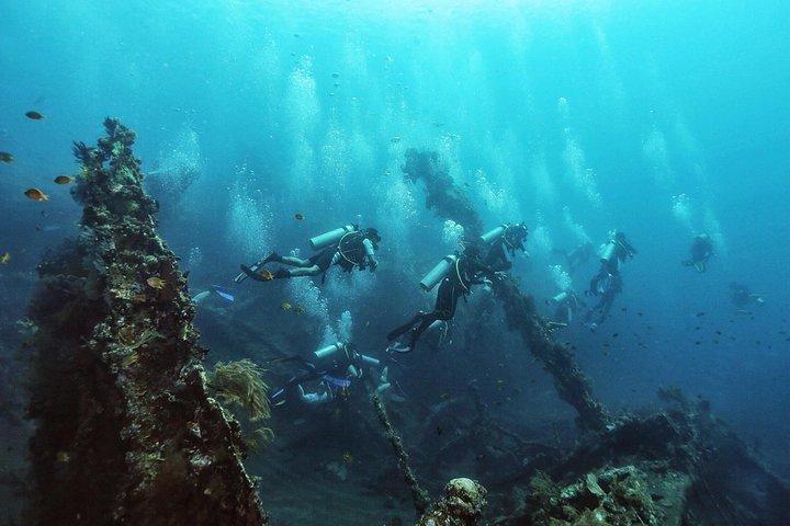 Dive at Tulamben Bali USS Liberty Ship Wreck 