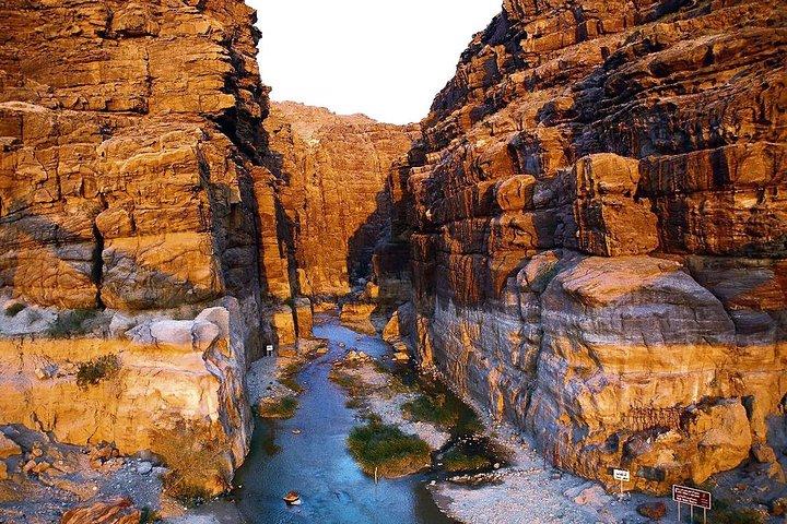 Wadi Mujib Siq Trail with Amman Panoramic&Optional Dead Sea Visit