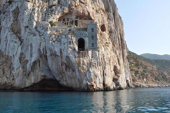 Cagliari: Full-Day Porto Flavia and Zuddas Caves Private Experience from Chia