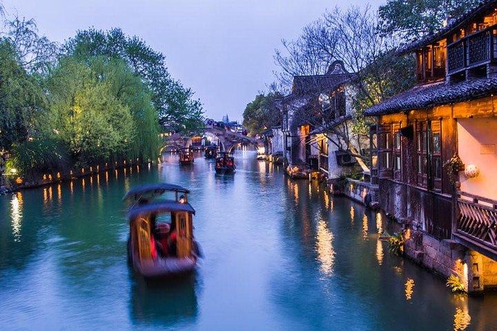 Zhujiajiao Water Town and Shanghai City Private Day Tour