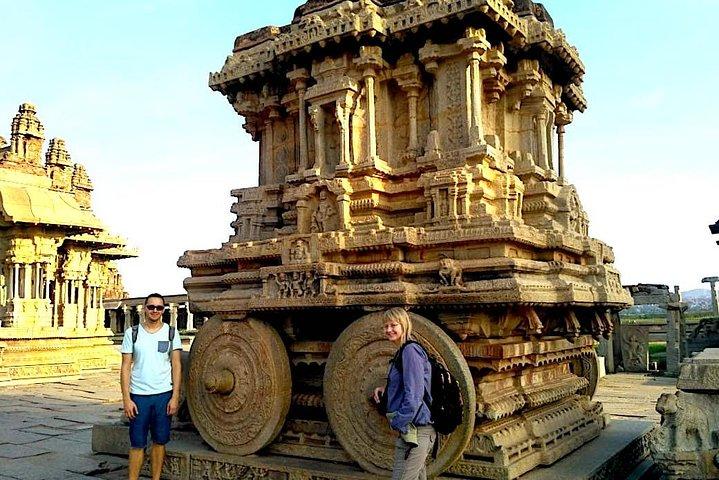Private tour of Hampi from Bangalore over 2 days with a guide & including hotel