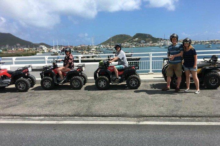 For hotel guests: Guided ATV Tour Dutch/French St. Maarten - Highlights & Beach