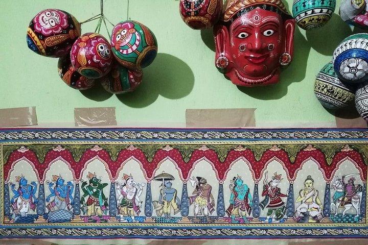Puri Jagannath, Konark Sun temple, Pattachitra art in best of Odisha in 2 days 