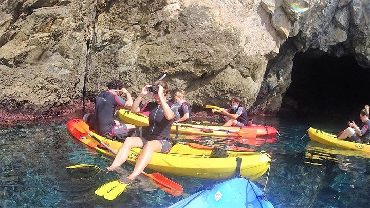 Kayak & Snorkel Tour in Cerro Gordo Natural Park, La Herradura