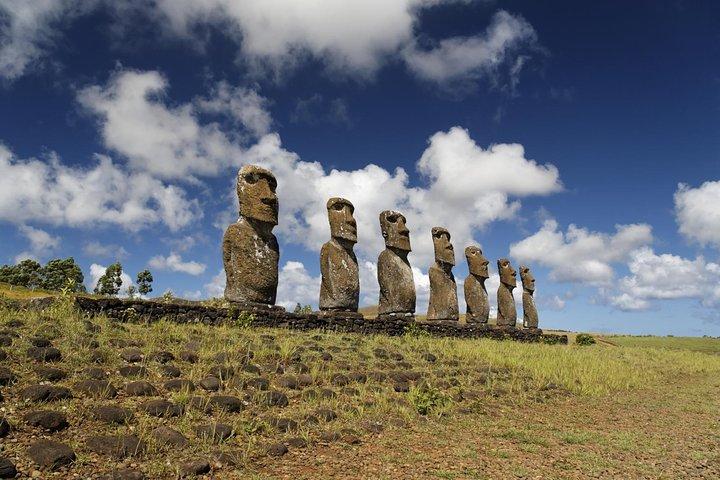 Easter Island Moai Archaeology Tour: Ahu Akivi, Ahu Tahai and Puna Pauâ Quarry.