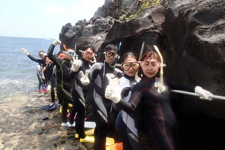 Half-day Snorkeling Course Relieved at the beginning Even in the sea of Izu, veteran instructors will teach kindly