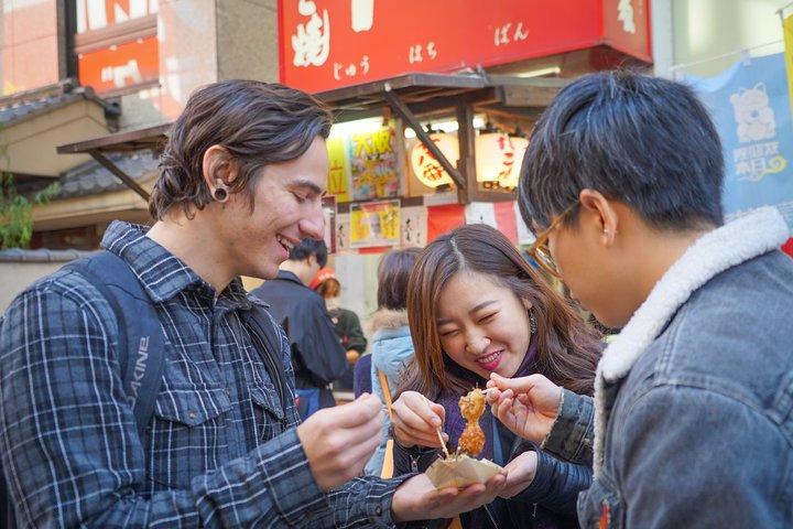 Osaka Local Foodie Walking Tour in Dotonbori and Shinsekai