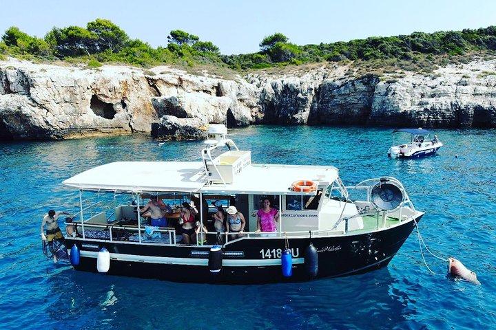 Boat tour swimming snorkeling south Istria Kamenjak Premantura
