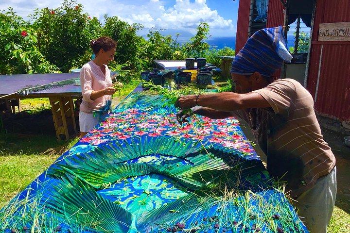 Learn the Traditional Seychelles Art of Sun Printing with Local Textile Designer