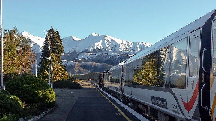 TranzAlpine Train Journey from Greymouth to Christchurch