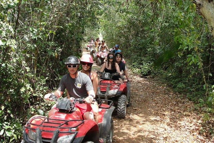 ATV Adventure Combo with Snorkeling, Ziplines, Cenote, and Lunch