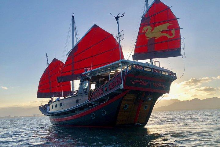 Shaolin Sunset Sailing Aboard Authentic Chinese Junk Boat