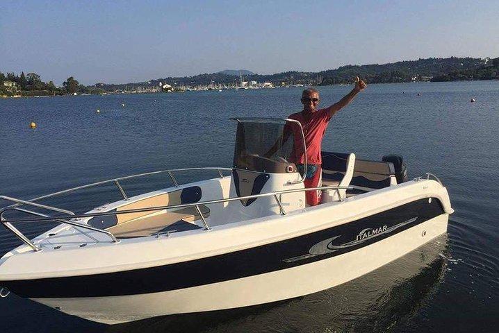 Motor Boat Hire in Corfu Italmar 17,asso 5.10. No license needed 