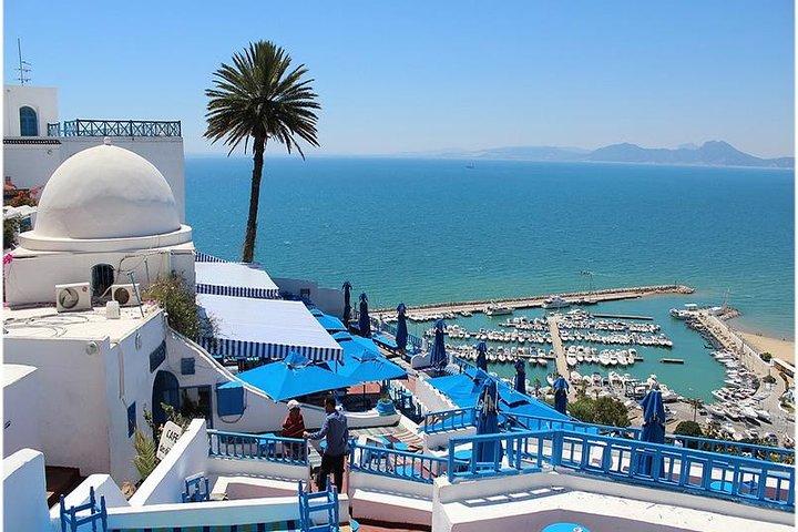 1 day excursion Tunis Sidi Bousaid Carthage departure from Sousse