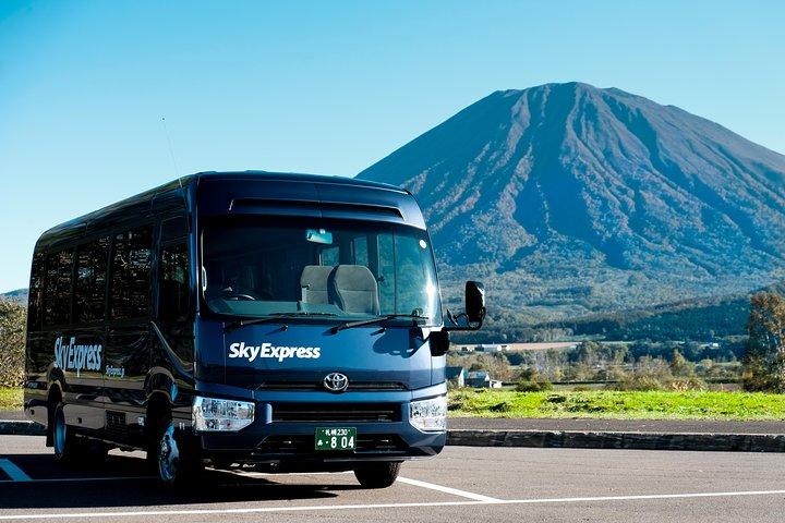 SkyExpress Private Transfer: New Chitose Airport to Lake Toya (15 Passengers)