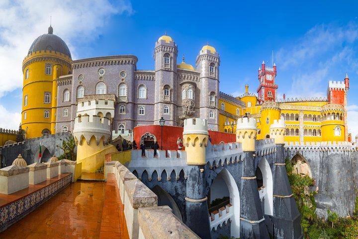 Sintra Small-Group with Regaleira, Pena Palace, Roca and Cascais