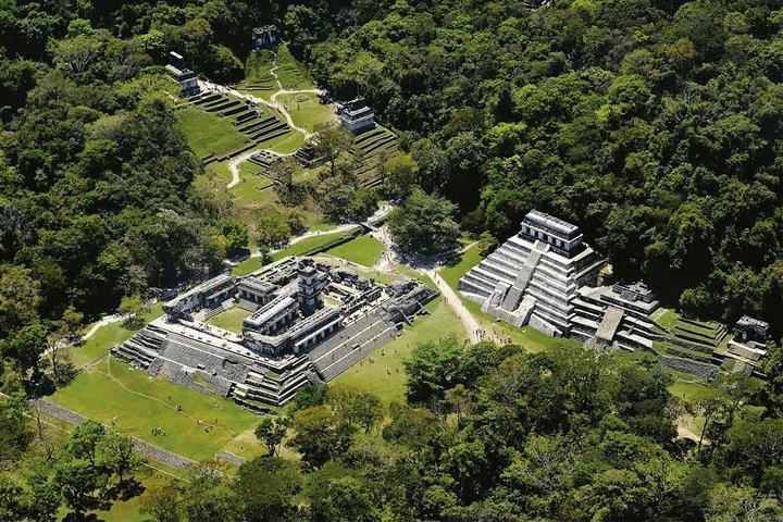 Palenque Archaeological Zone And Agua Azul And Misol-ha Waterfalls