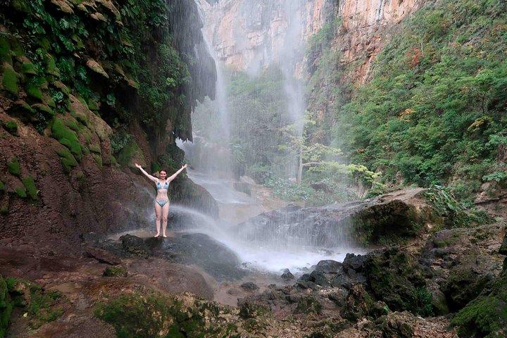 Sima de Las Cotorras - Waterfall "El Aguacero"
