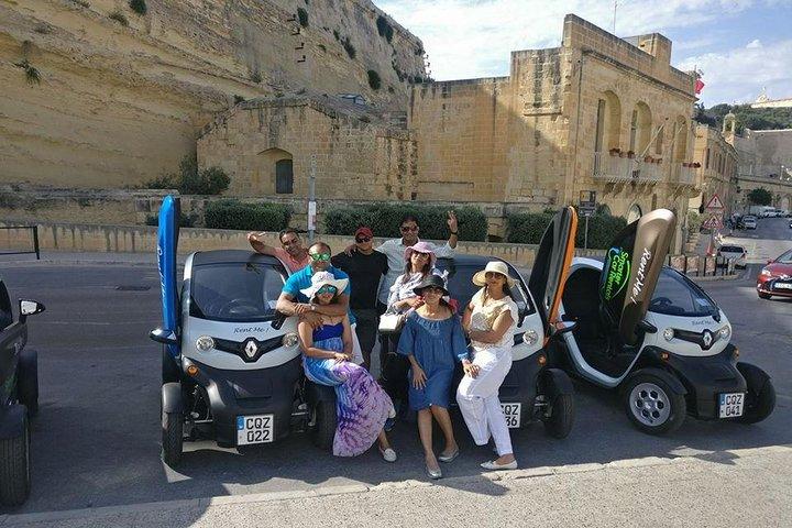 FULL Day Eco Twizy 2 seater self drive Malta tour 