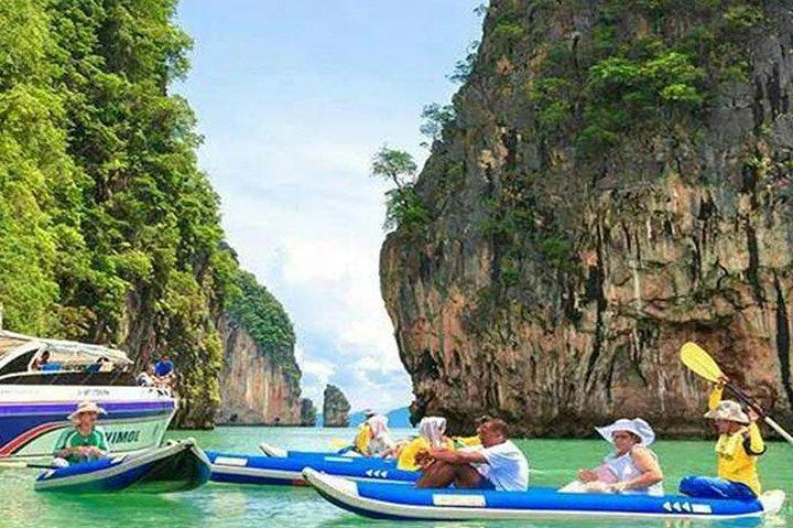 Phang Nga Bay Sea Canoeing Trip by Speed Boat