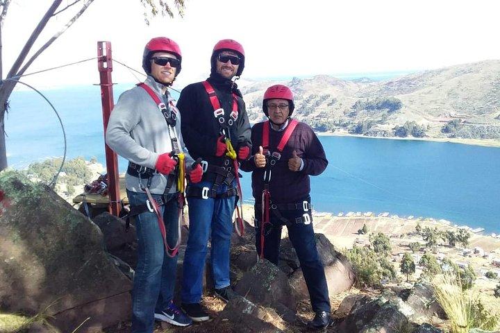 Great Titicaca Lake and zip-line experience from La Paz