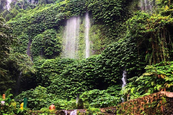 Benang kelambu waterfall and benang stokel waterfall lombok