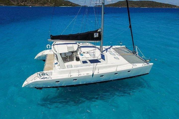 50' Luxury Yacht. Private Full or Half Day Catamaran Snorkel, & Beach Experience