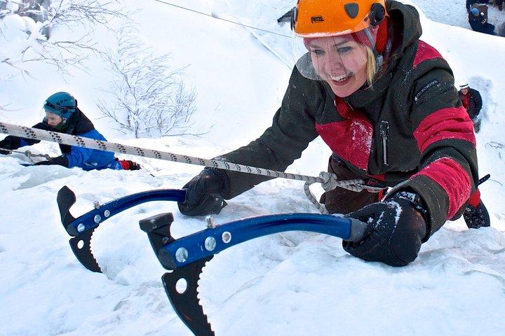 Guided Ice Climbing Activity in Pyhä