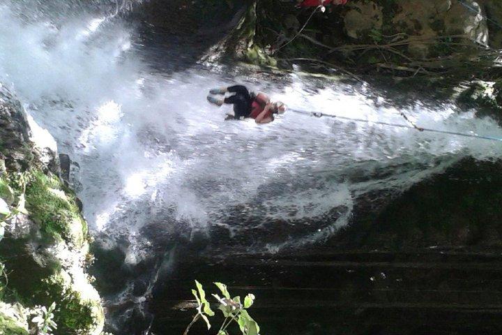 Waterfall Canyoning rappelling & Hot Springs+ lunch buffet