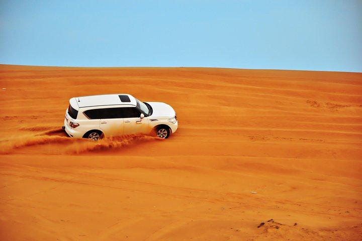 Dubai Red Dunes Safari, Camel ride, Fire Show, BBQ Dinner