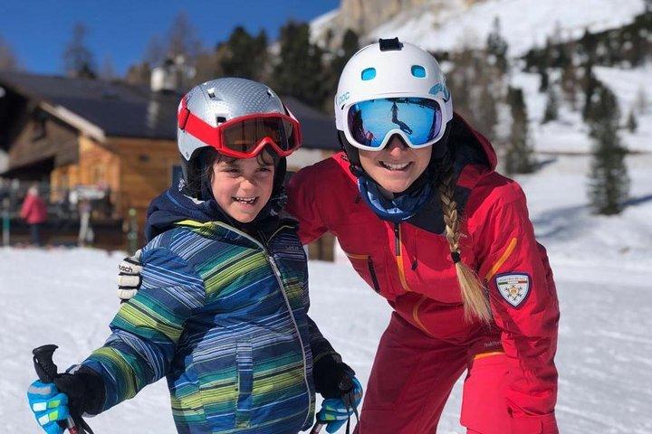 Children Ski Course in Cortina d'Ampezzo, Italy