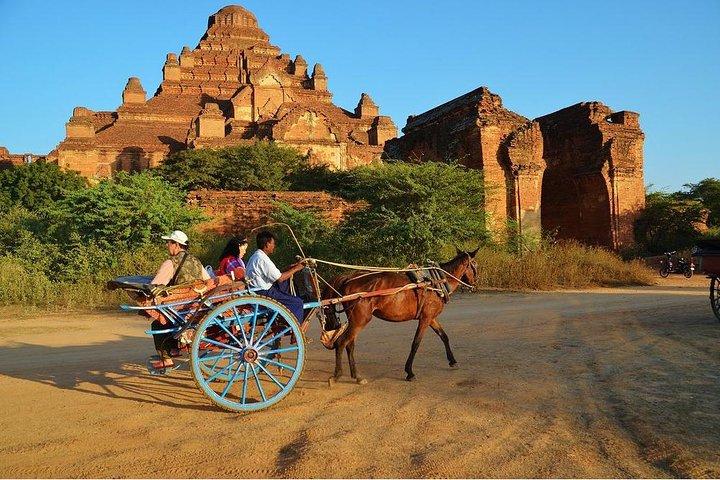 Bagan Fullday Sightseeing by Car and Horse-cart