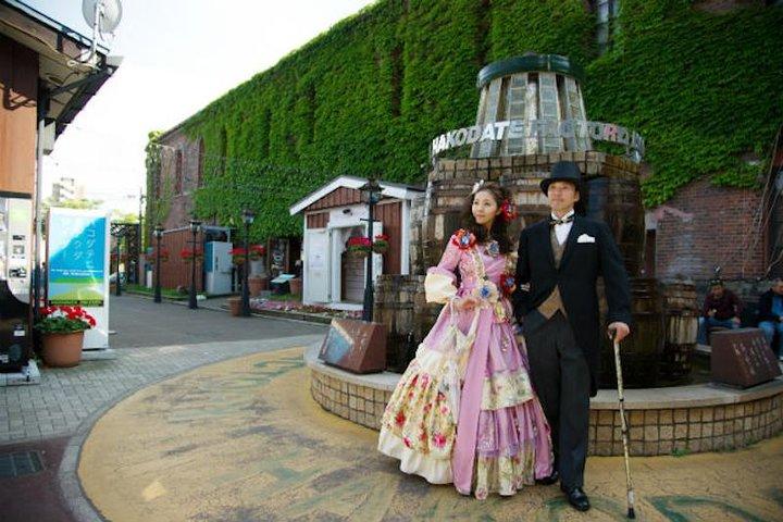 Time Slip Experience in Hakodate with Custom Dress