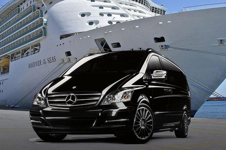 Private port transfer from cruise ship to FCO airport or Rome