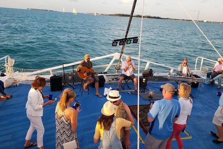 Key West Sunset Cruise with Live Music, Drinks and Appetizers