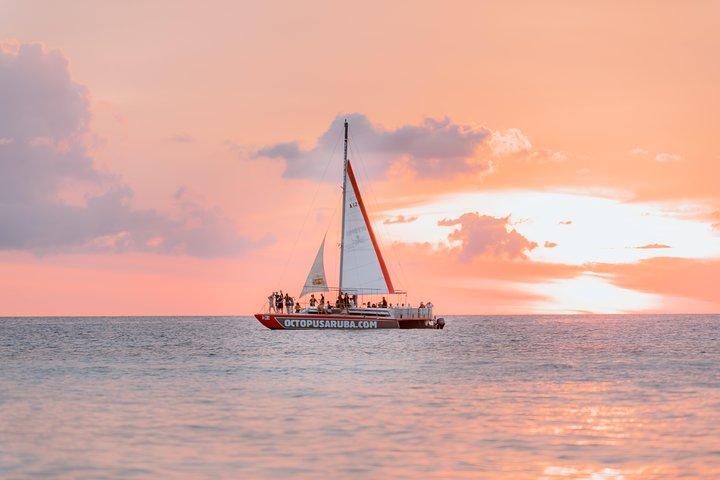Aruba Happy Hour Sunset Sail with Savory Bites and Cocktails