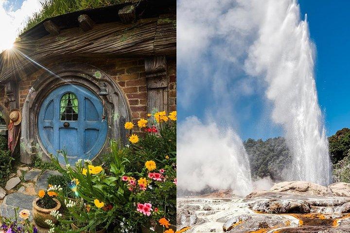 Hobbiton & Rotorua Small Group Tour including Te Puia from Auckland 