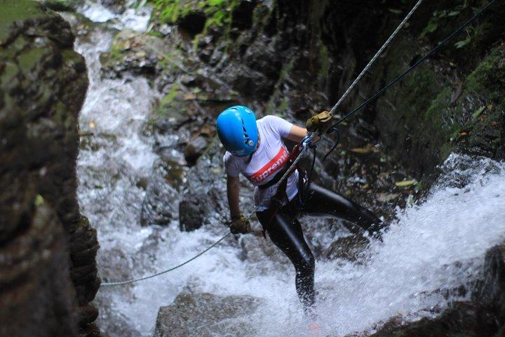 Canyoning Waterfall Rappeling Maquique Adventure Near To Arenal Volcano